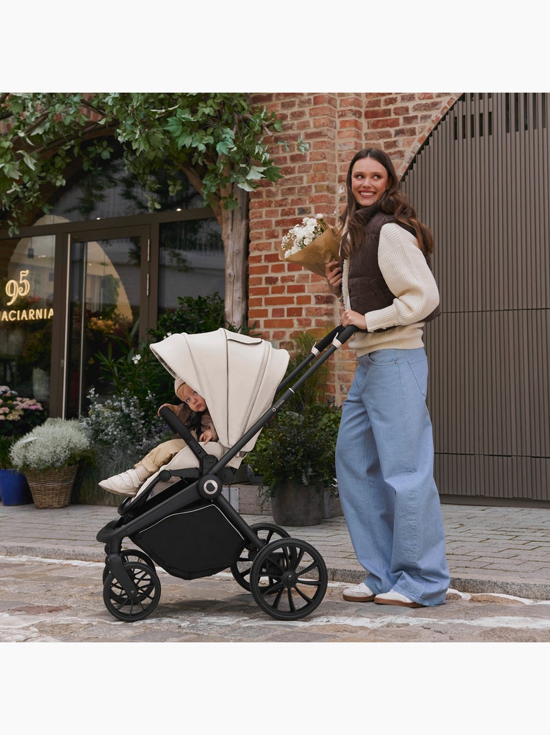 Passeggino compatto LIONELO Mika Plus - Fino a 22 kg - Leggero e pieghevole - Accessori Beige - Kiabi