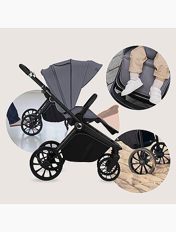 Passeggino compatto LIONELO Mika Plus - Fino a 22 kg - Leggero e pieghevole - Accessori