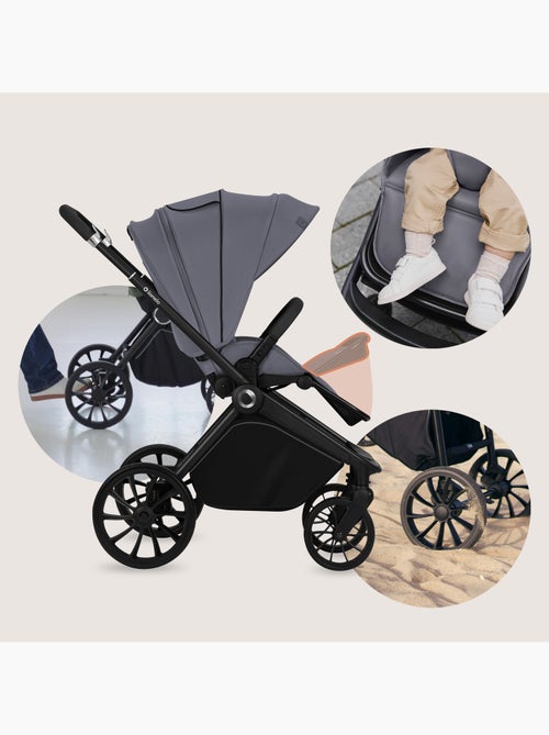 Passeggino compatto LIONELO Mika Plus - Fino a 22 kg - Leggero e pieghevole - Accessori - Kiabi