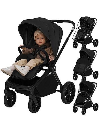 Passeggino compatto LIONELO Mika Plus - Fino a 22 kg - Leggero e pieghevole - Accessori