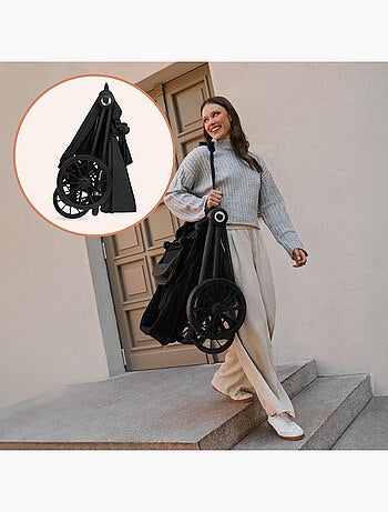 Passeggino compatto LIONELO Mika Plus - Fino a 22 kg - Leggero e pieghevole - Accessori