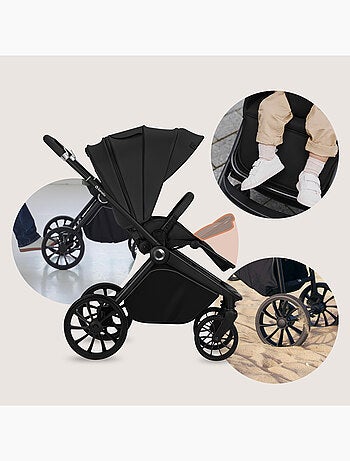 Passeggino compatto LIONELO Mika Plus - Fino a 22 kg - Leggero e pieghevole - Accessori