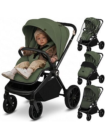 Passeggino compatto LIONELO Mika Plus - Fino a 22 kg - Leggero e pieghevole - Accessori