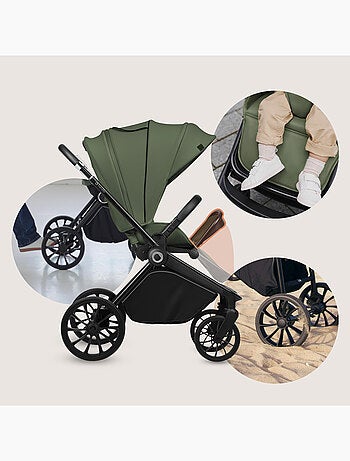 Passeggino compatto LIONELO Mika Plus - Fino a 22 kg - Leggero e pieghevole - Accessori