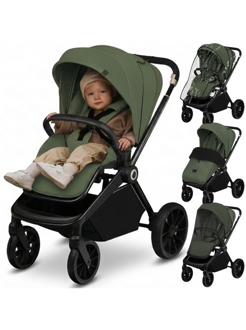 Passeggino compatto LIONELO Mika Plus - Fino a 22 kg - Leggero e pieghevole - Accessori - Kiabi