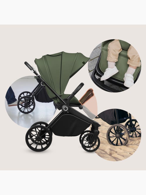 Passeggino compatto LIONELO Mika Plus - Fino a 22 kg - Leggero e pieghevole - Accessori - Kiabi