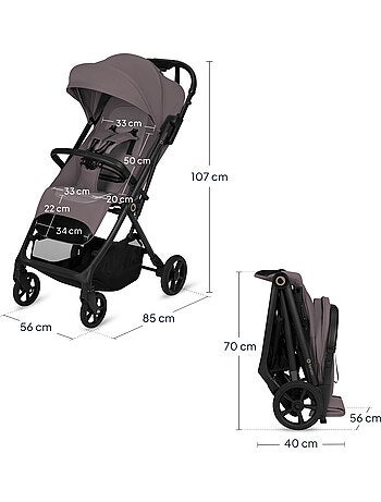 Passeggino compatto LIONELO Tansi - Ammortizzatori - Leggero - Chiusura con una sola mano