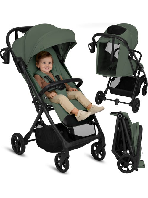 Passeggino compatto LIONELO Tansi - Ammortizzatori - Leggero - Chiusura con una sola mano - Kiabi