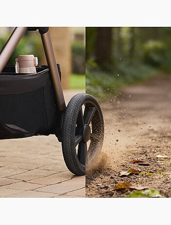 Passeggino Duo LIONELO Carmine - Fino a 22 kg - Set composto da passeggino, navicella e accessori
