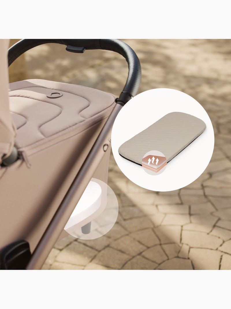 Passeggino Duo LIONELO Carmine - Fino a 22 kg - Set composto da passeggino, navicella e accessori Beige - Kiabi