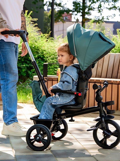 Passeggino e triciclo LIONELO Haari - Fino a 25 kg - Seduta reversibile - Cestino e borsa inclusi - Kiabi