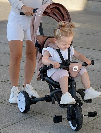 Passeggino e triciclo LIONELO Tris Plus - Fino a 25 kg - Seduta reversibile - Accessori inclusi