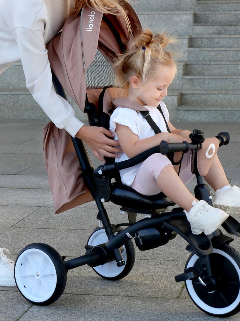 Passeggino e triciclo LIONELO Tris Plus - Fino a 25 kg - Seduta reversibile - Accessori inclusi Beige - Kiabi