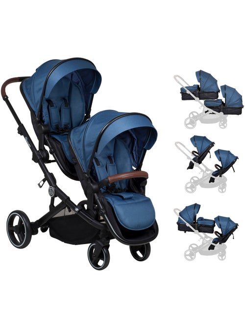 Passeggino gemellare 2in1 Twinner, adatto anche come passeggino per fratelli – babyGo - Kiabi Passeggino gemellare 2in1 Twinner, adatto anche come passeggino per fratelli – babyGo - Kiabi