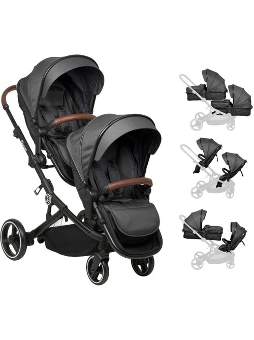 Passeggino gemellare 2in1 Twinner, adatto anche come passeggino per fratelli – babyGo - Kiabi Passeggino gemellare 2in1 Twinner, adatto anche come passeggino per fratelli – babyGo - Kiabi