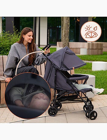 Passeggino Leggero Compatto LIONELO Elia - Pieghevole - Zanzariera - 6-36 Mesi