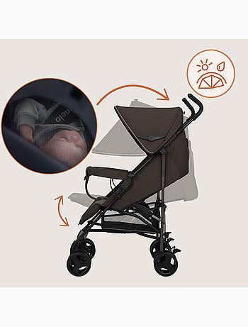 Passeggino Leggero Compatto LIONELO Elia - Pieghevole - Zanzariera - 6-36 Mesi