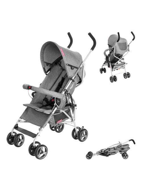 Passeggino leggero pieghevole ruote girevoli HyperMotion - Kiabi