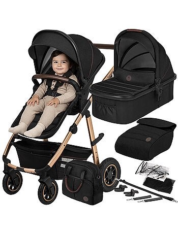 Passeggino LIONELO Amber 2 in 1 - Passeggino, navicella, borsa e accessori - Fino a 22 kg