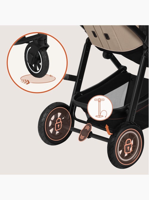 Passeggino LIONELO Amber 3 in 1 - 0-22 kg - Passeggino, navicella, seggiolino auto, borsa e accessor - Kiabi