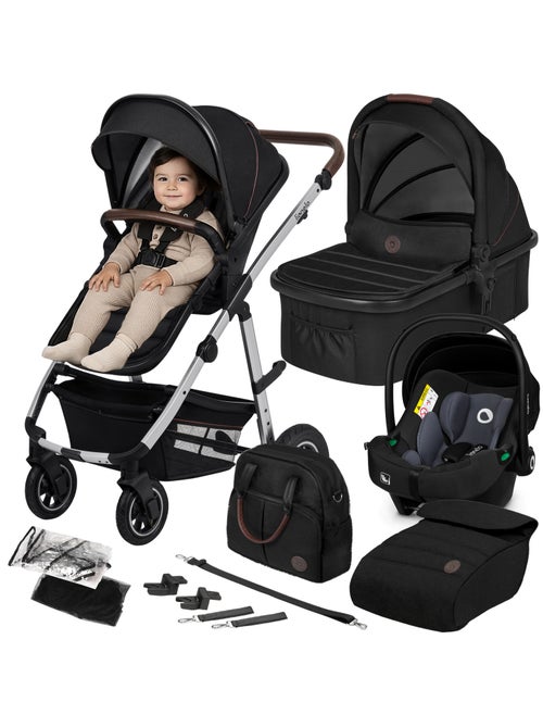 Passeggino LIONELO Amber 3 in 1 - 0-22 kg - Passeggino, navicella, seggiolino auto, borsa e accessor - Kiabi