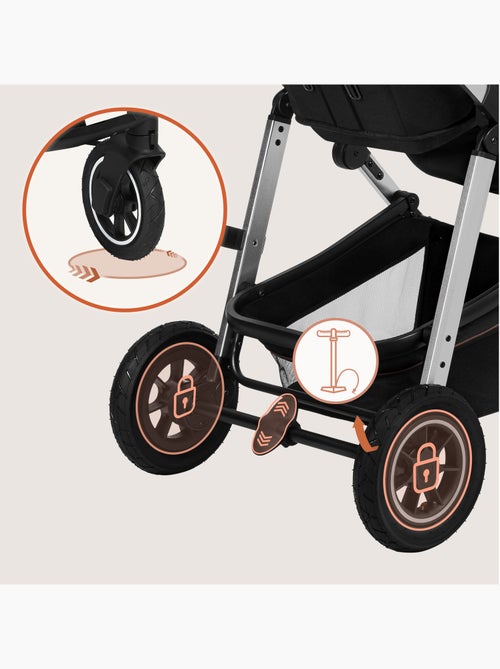 Passeggino LIONELO Amber 3 in 1 - 0-22 kg - Passeggino, navicella, seggiolino auto, borsa e accessor - Kiabi