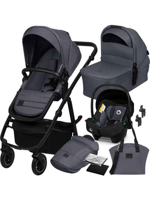 Passeggino LIONELO Amber Plus 3 in 1: passeggino, navicella, seggiolino auto, borsa e accessori - Kiabi