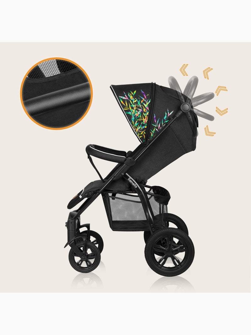 Passeggino LIONELO Annet Tour All-Terrain - Ruote gonfiabili grandi - Fino a 22 kg Nero Multicolore - Kiabi