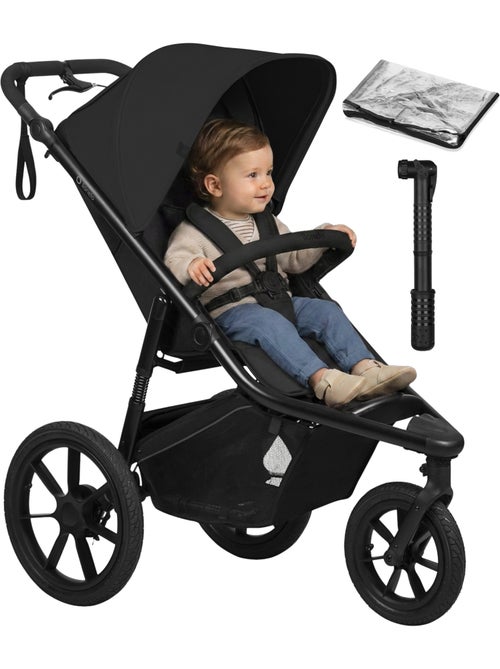 Passeggino LIONELO Azura All-Terrain - Sportivo - Fino a 22 kg - Doppio freno - Pompa inclusa - Kiabi