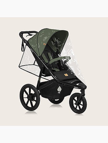 Passeggino LIONELO Azura All-Terrain - Sportivo - Fino a 22 kg - Doppio freno - Pompa inclusa