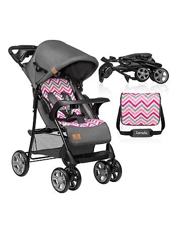 Passeggino LIONELO Emma All-Terrain - 6-36 mesi - Borsa inclusa - Chiusura rapida