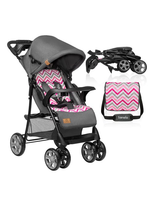 Passeggino LIONELO Emma All-Terrain - 6-36 mesi - Borsa inclusa - Chiusura rapida - Kiabi