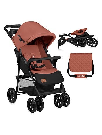 Passeggino LIONELO Emma All-Terrain - 6-36 mesi - Borsa inclusa - Chiusura rapida