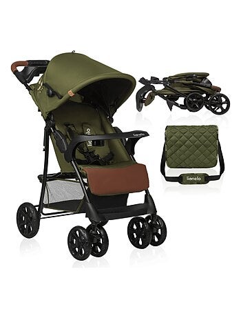 Passeggino LIONELO Emma All-Terrain - 6-36 mesi - Borsa inclusa - Chiusura rapida
