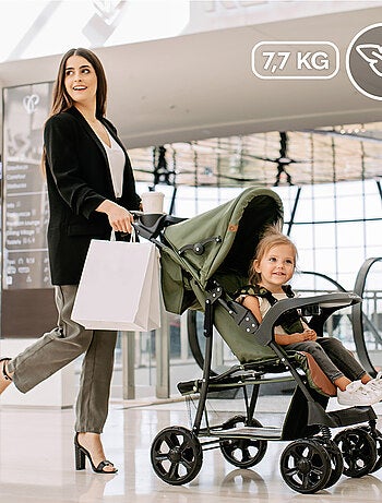 Passeggino LIONELO Emma All-Terrain - 6-36 mesi - Borsa inclusa - Chiusura rapida