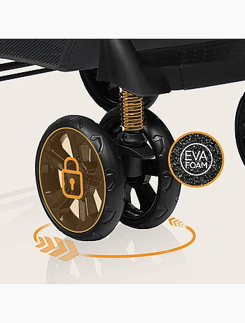 Passeggino LIONELO Emma All-Terrain - 6-36 mesi - Borsa inclusa - Chiusura rapida