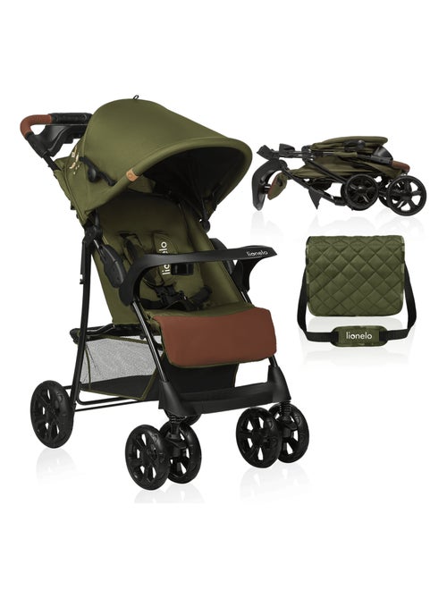 Passeggino LIONELO Emma All-Terrain - 6-36 mesi - Borsa inclusa - Chiusura rapida - Kiabi