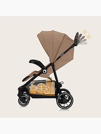 Passeggino LIONELO Emma One All-Terrain - Chiusura rapida - Ruote grandi - 6-48 mesi
