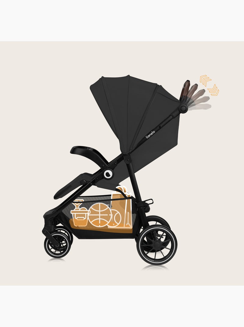 Passeggino LIONELO Emma One All-Terrain - Chiusura rapida - Ruote grandi - 6-48 mesi Grigio - Kiabi