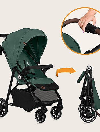 Passeggino LIONELO Emma One All-Terrain - Chiusura rapida - Ruote grandi - 6-48 mesi