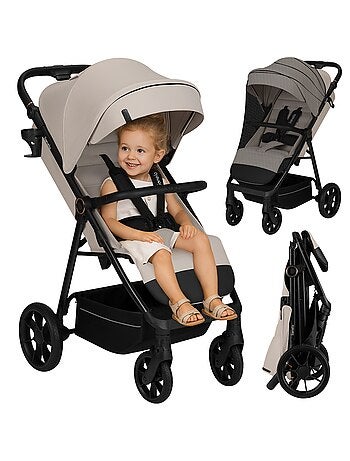Passeggino LIONELO Iva All-Terrain - Materiale Premium - Fino a 22 kg - Ampio Spazio
