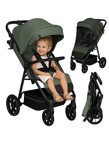 Passeggino LIONELO Iva All-Terrain - Materiale Premium - Fino a 22 kg - Ampio Spazio