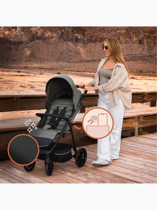 Passeggino LIONELO Iva All-Terrain - Materiale Premium - Fino a 22 kg - Ampio Spazio - Kiabi