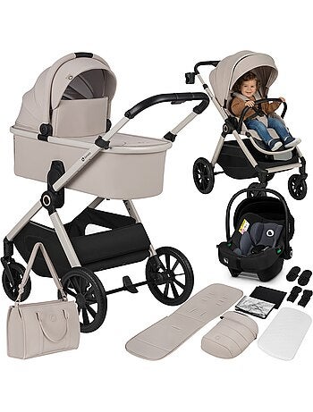 Passeggino LIONELO Layla Trio - Fino a 22 kg - Passeggino, navicella, seggiolino auto e accessori