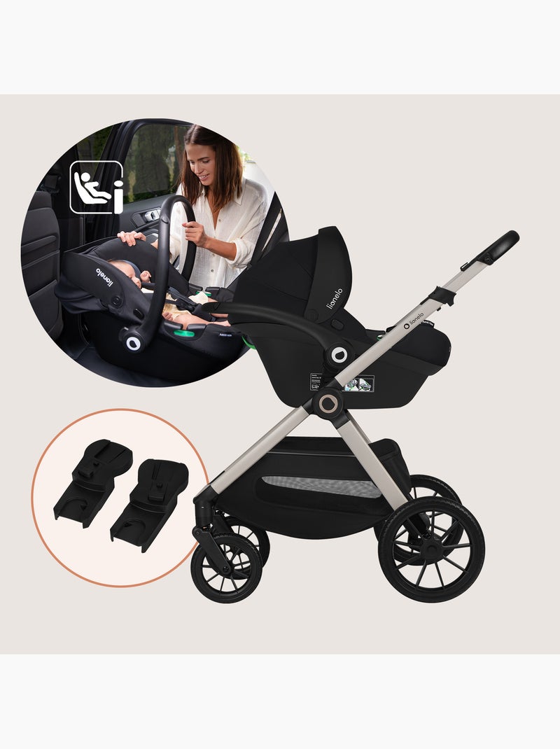 Passeggino LIONELO Layla Trio - Fino a 22 kg - Passeggino, navicella, seggiolino auto e accessori Beige - Kiabi