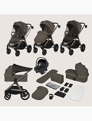 Passeggino LIONELO Layla Trio - Fino a 22 kg - Passeggino, navicella, seggiolino auto e accessori