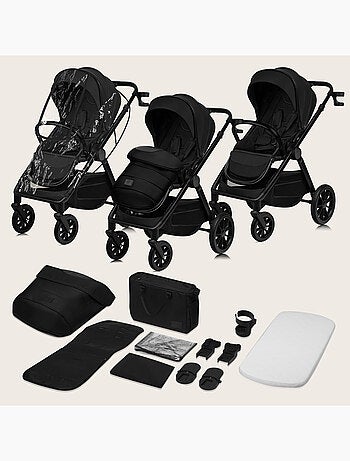 Passeggino LIONELO Layla Trio - Fino a 22 kg - Passeggino, navicella, seggiolino auto e accessori