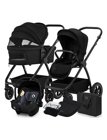 Passeggino LIONELO Meril 3 in 1: passeggino, navicella, seggiolino auto, borsa e accessori