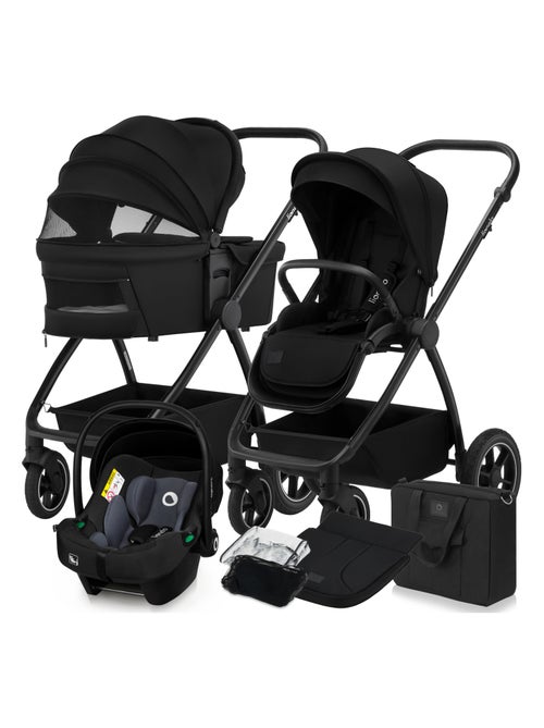 Passeggino LIONELO Meril 3 in 1: passeggino, navicella, seggiolino auto, borsa e accessori - Kiabi