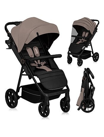 Passeggino LIONELO Mira All-Terrain - Fino a 22 kg - Ampia superficie - Ruote grandi